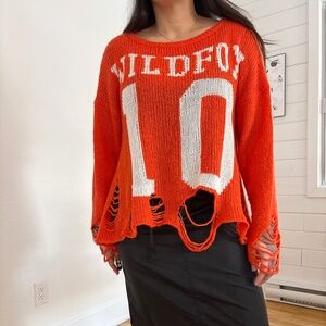 Wildfox Lennon distressed sweater
